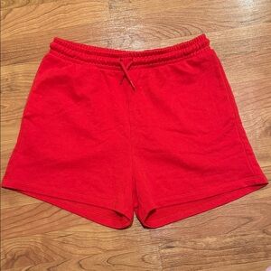 H&M Vibrant Red Athletic Shorts
